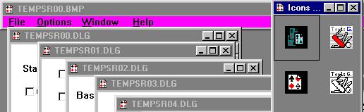 Display of a typical Showres Screen