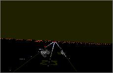 Just above the runway at Ahmedadbad ...